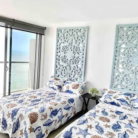 Frente Al Mar Con Inigualable Vista En Piso 34 Wifi Apartamento