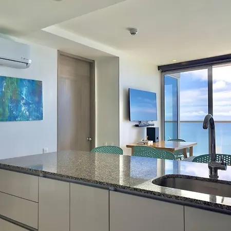 Frente Al Mar Con Inigualable Vista En Piso 34 Wifi *